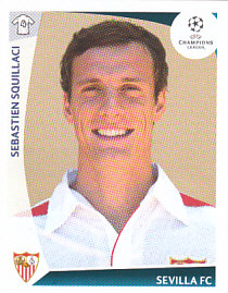 Sebastien Squillaci Sevilla FC samolepka UEFA Champions League 2009/10 #415